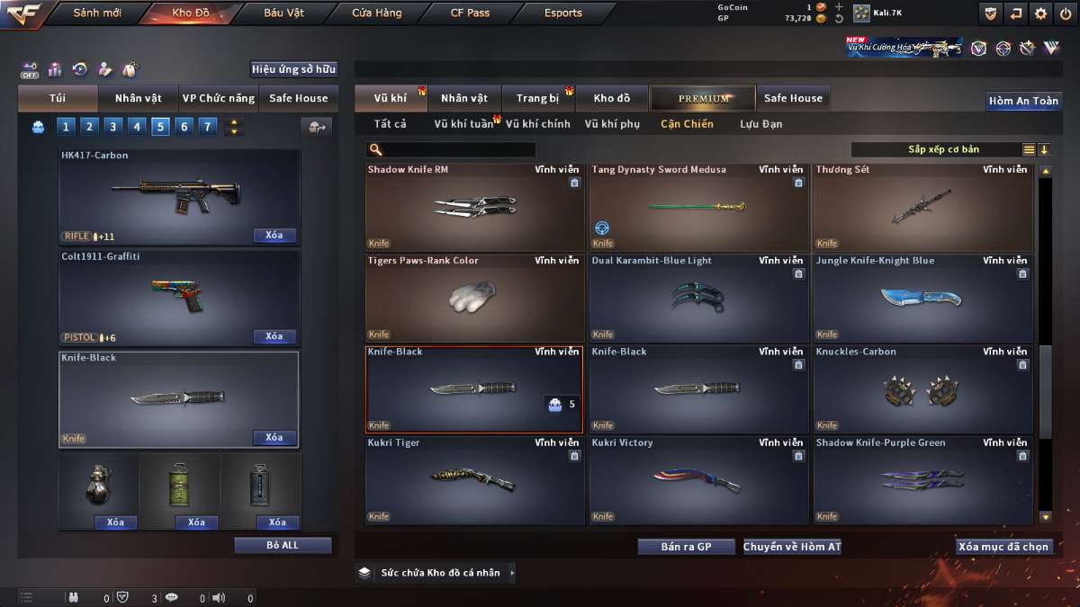 shop acc cf uy tin gia re
